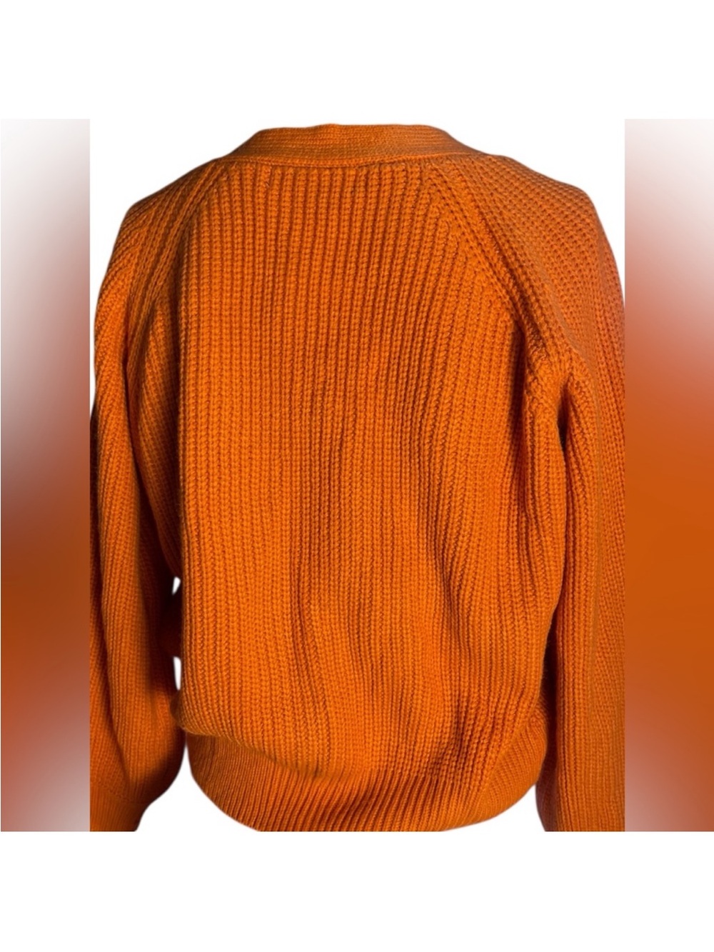 Asskdan Women's V-Neck Button
Down Knit Lantern Sleeves
Cardigan Size Small - Picture 4 of 11